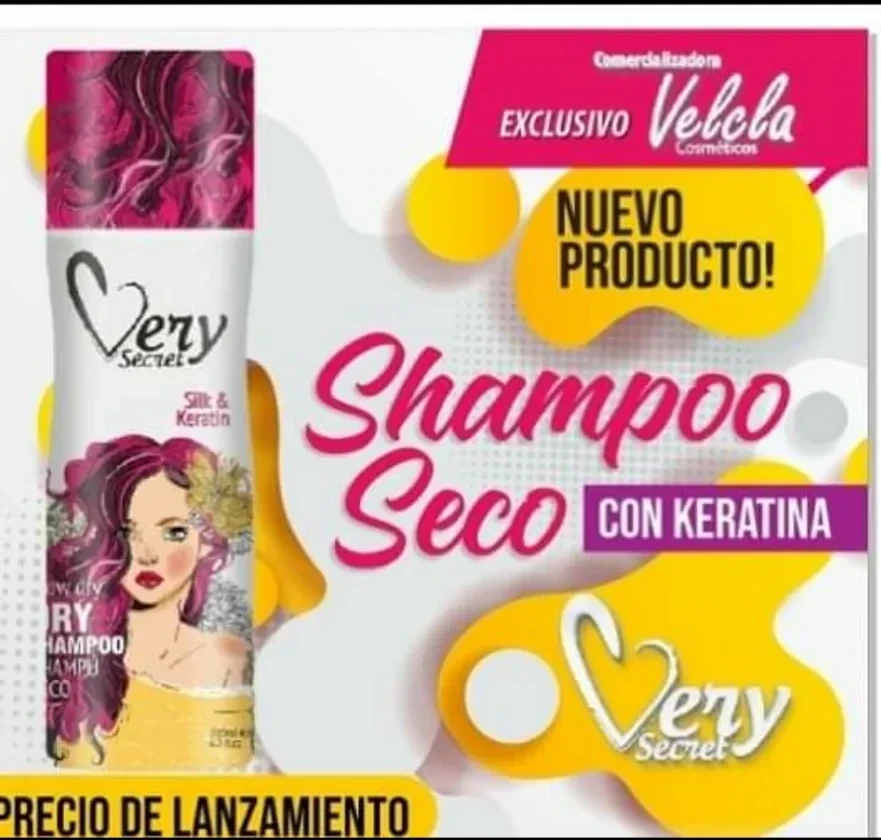 very secret shampoo en seco 200ml silk keratin