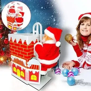 santa claus chimenea