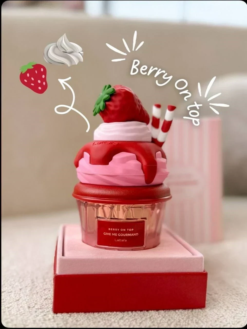 🍓 Berry On Top de Lattafa DUPE 1.1 premium  : Tu Tentación Frutal en Alta Gama ✨🍓