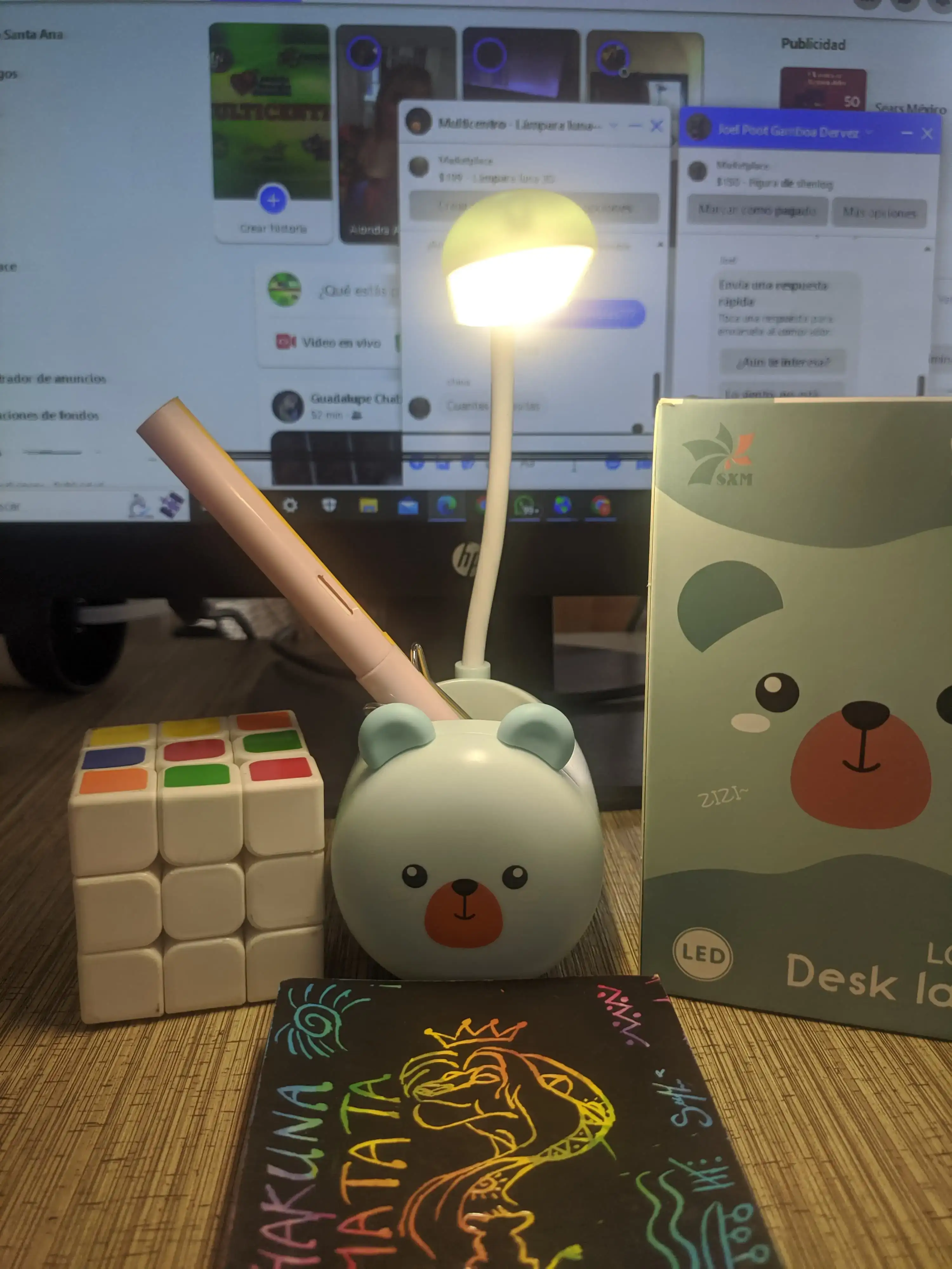 Lampara para escritorio 