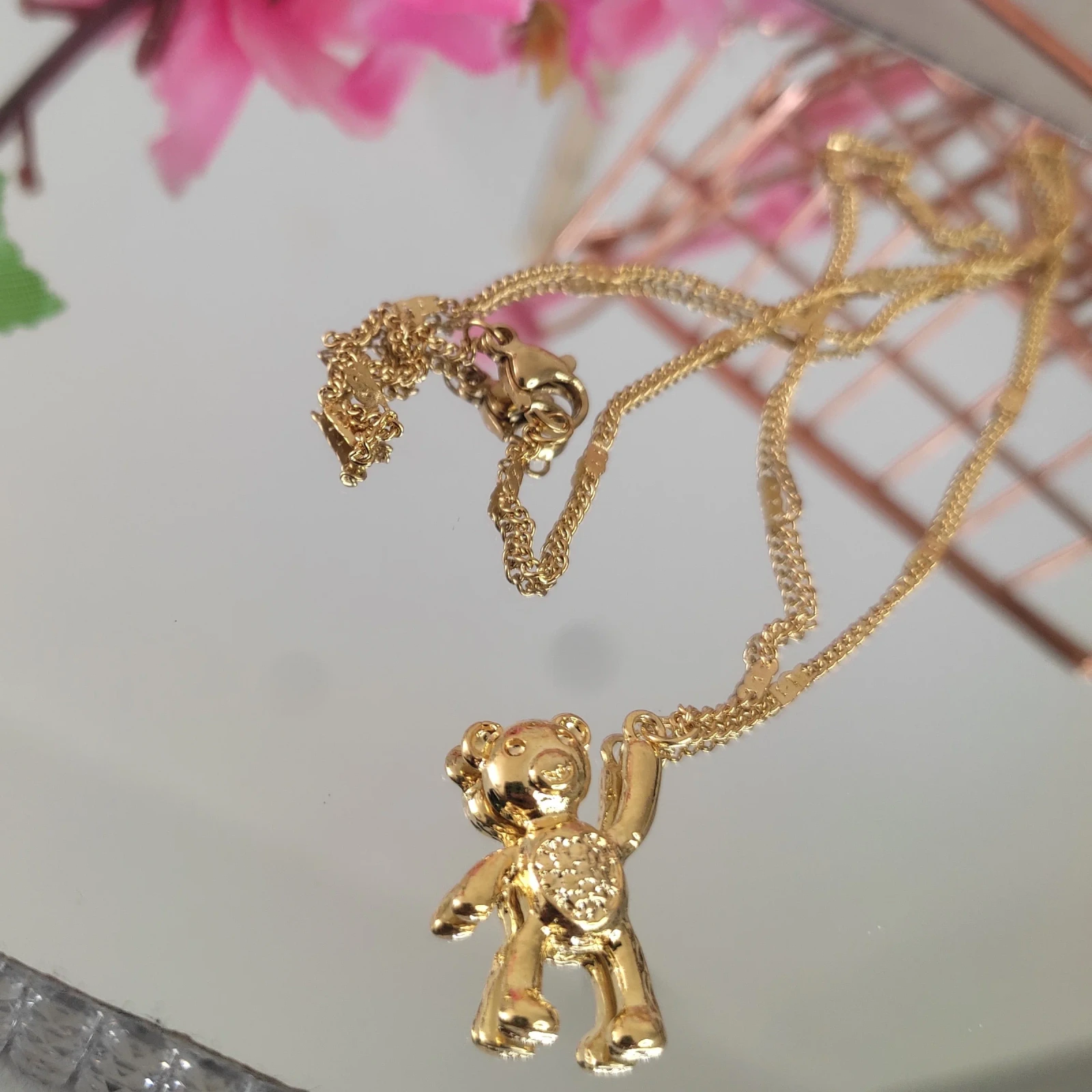 CADENA OSITO CORAZON 3