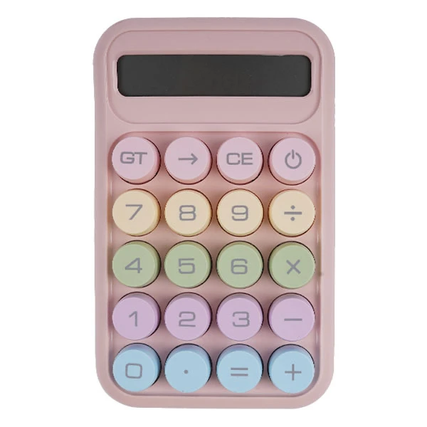 Calculadora vintage colores pasteles  5