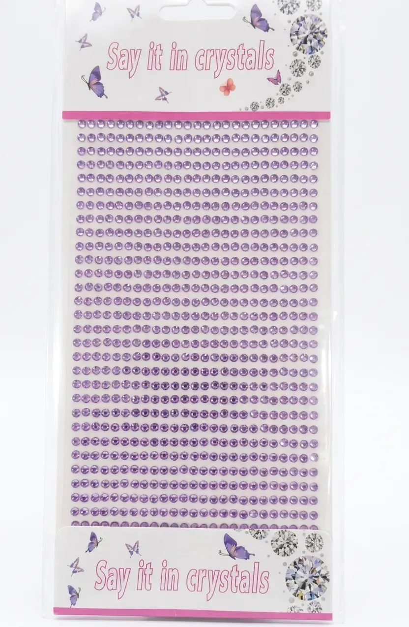 Cristales autoadhesivos mini 750 pcs  2
