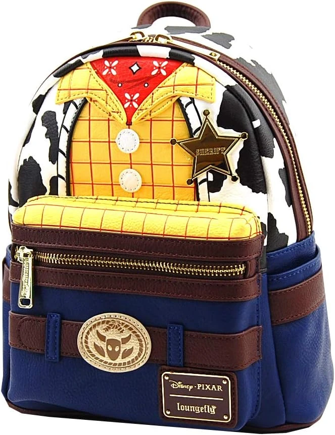 Loungefly: Mini mochila de cosplay de Woody y Toy Story