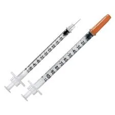 JERINGA 1 ML INSULINA 30G X 1/2 AGUJA FIJA TAPA NARAJA CJA X 100 UND NIPRO