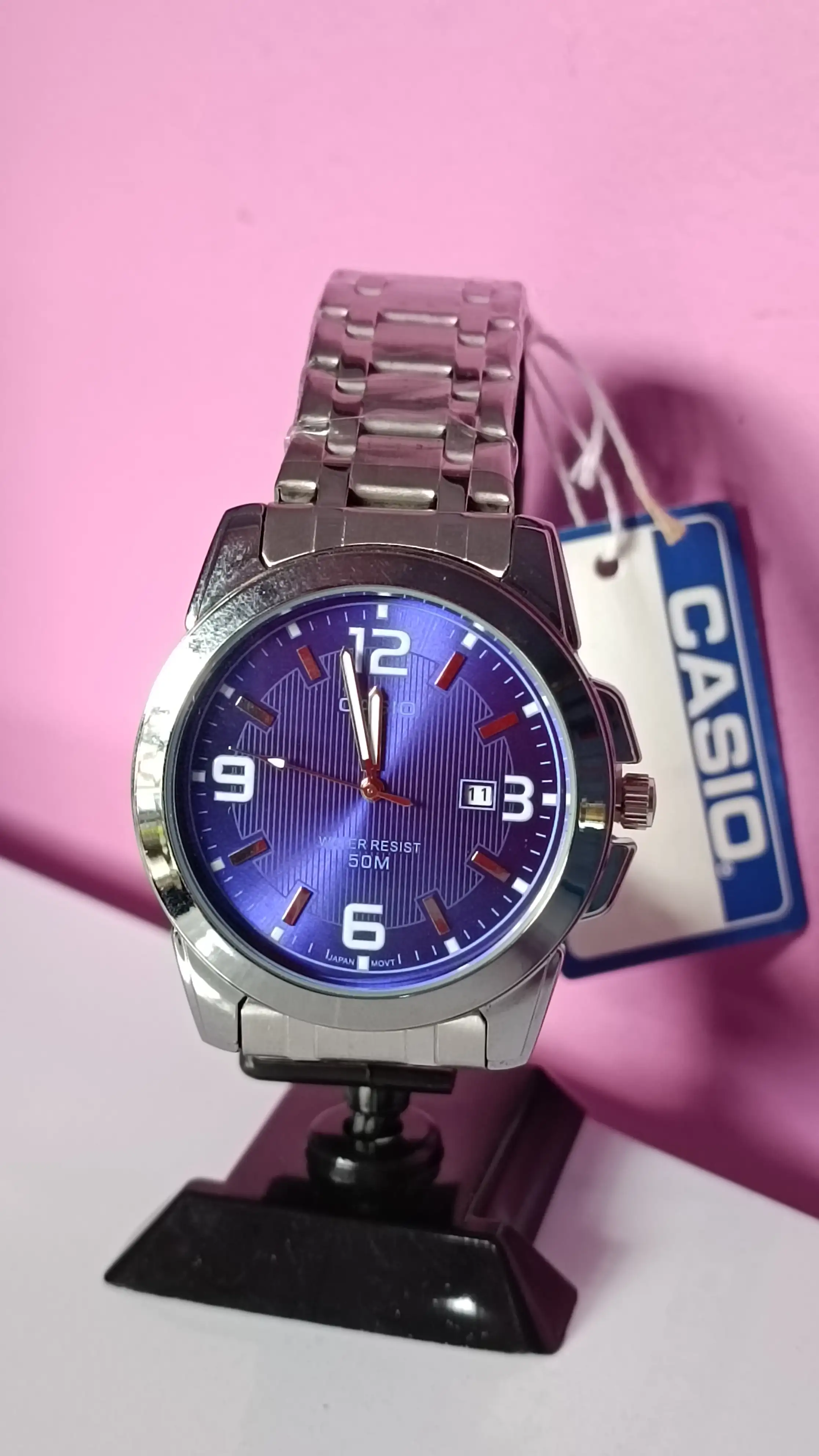 RELOJ HOMBRE ACERO PLATEADO