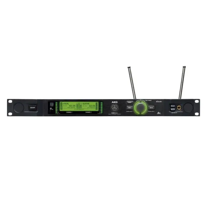 RECEPTOR INALÁMBRICO DIGITAL DE MICRÓFONO CONEXIÓN DANTE DSR800 BD1