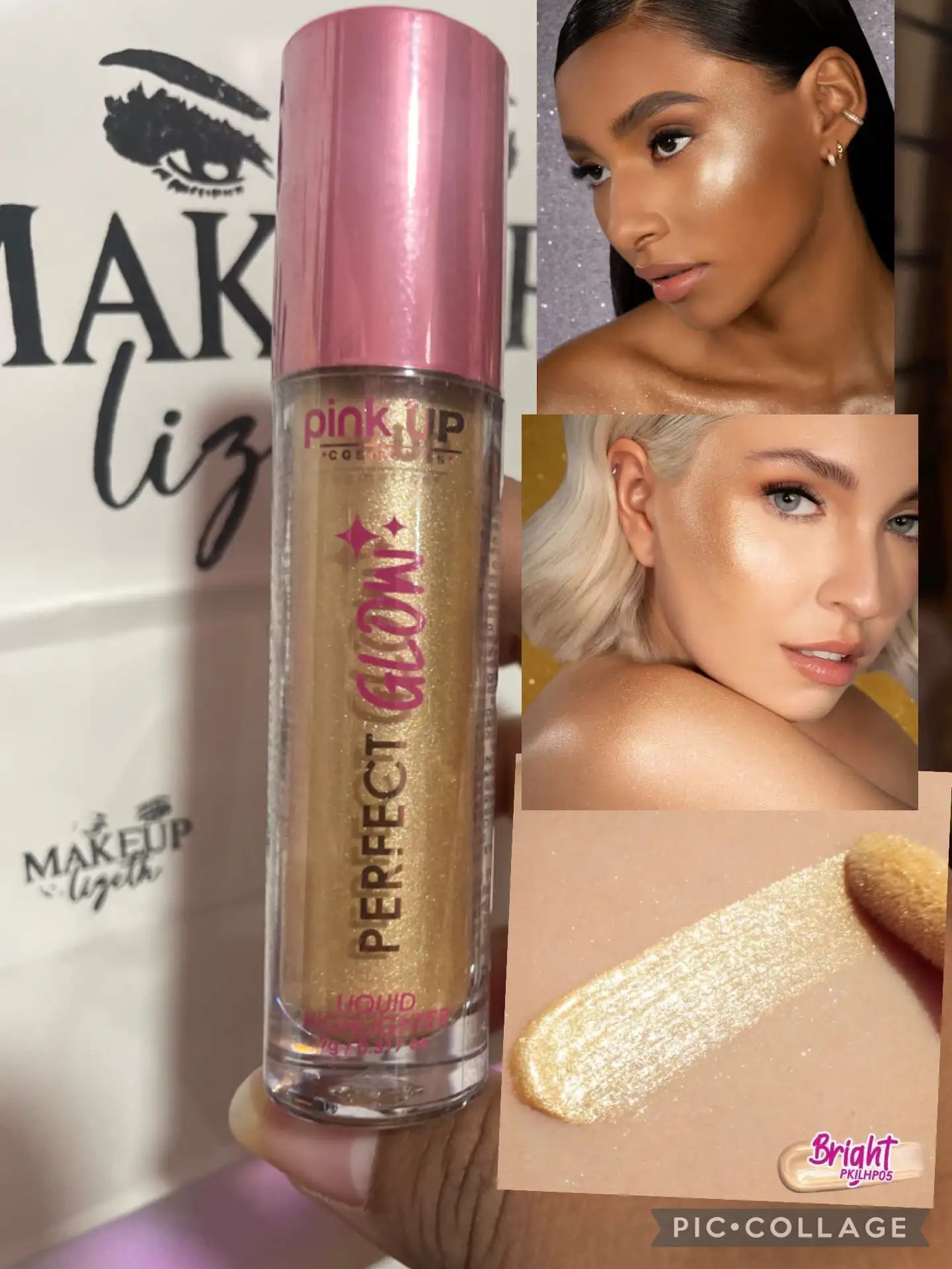 Iluminador perfect glow pink up 4