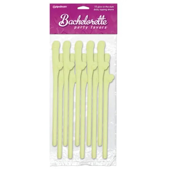 Bachelorette Party Favors Dicky Sipping Straws