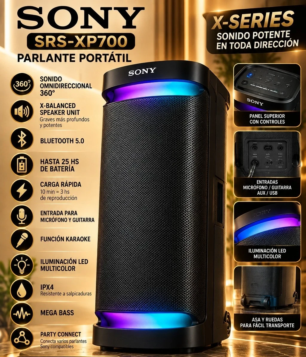 SONY SRS-XP700 *CONSULTAR DISPONIBILIDAD CON EL VENDEDOR*