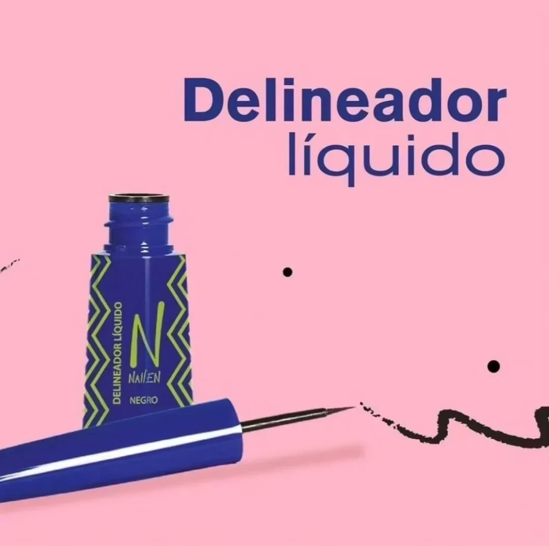 nailen delineador liquido con pincel