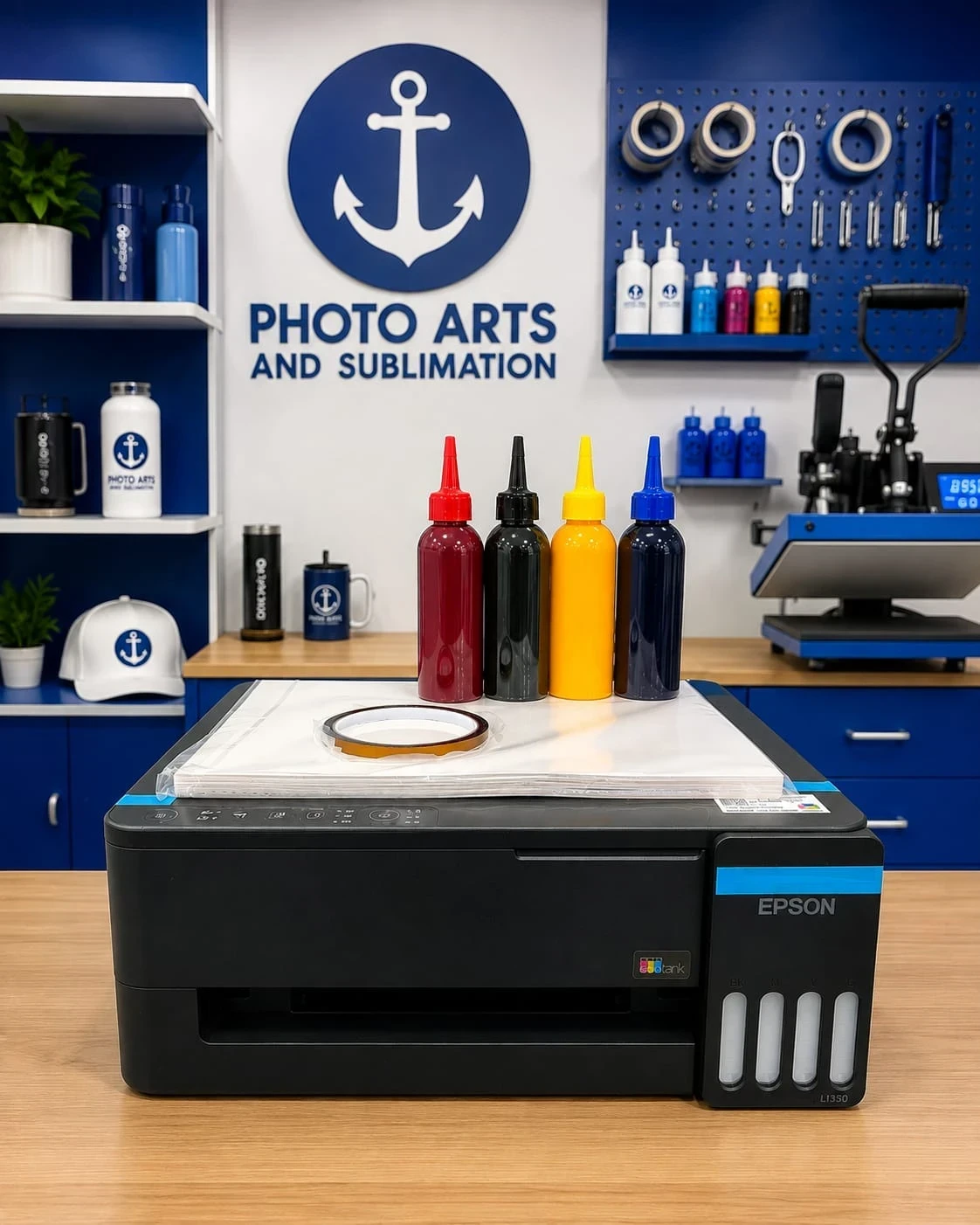 Impresora Epson L1350 + Kit De Sublimacion