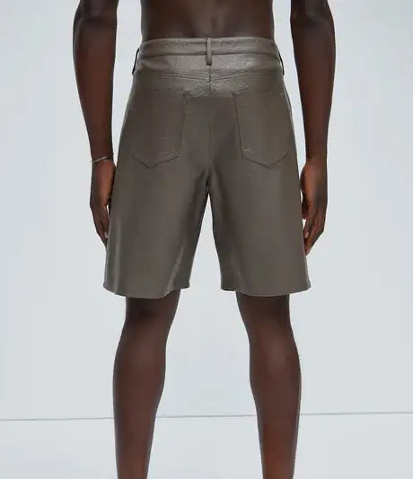Riker Faux Leather Shorts - 32/34 3