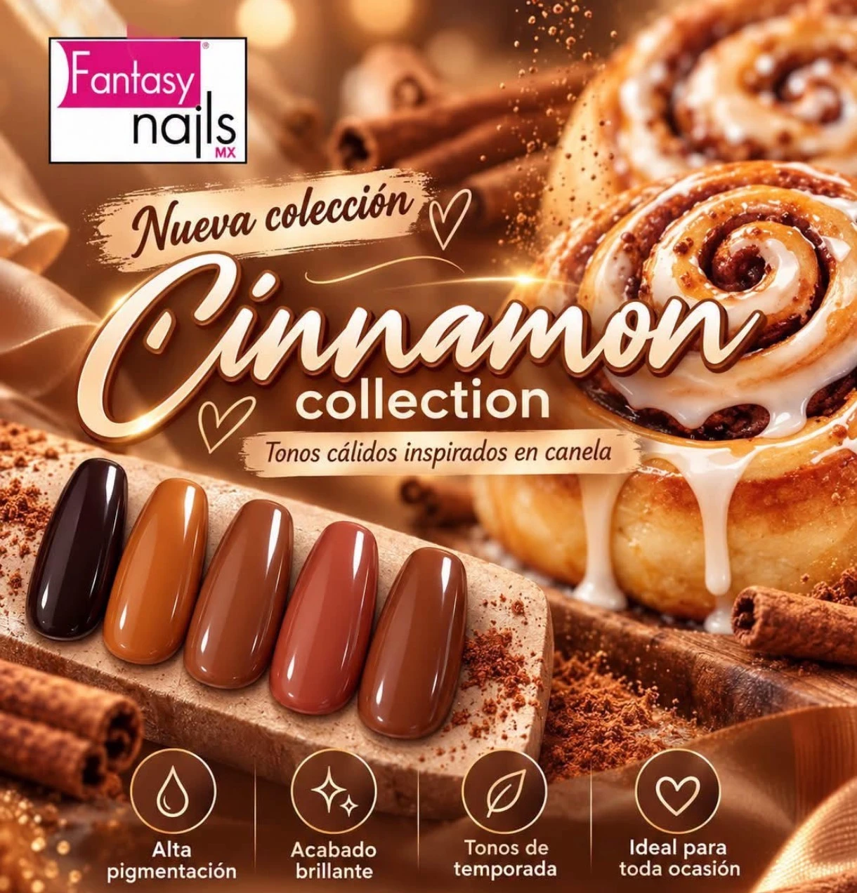 gamma cinnamon 5 pzas
