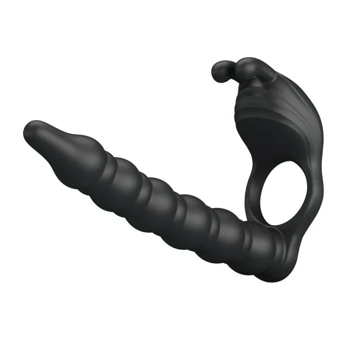 Anillo con dilatador anal y vibrador 4