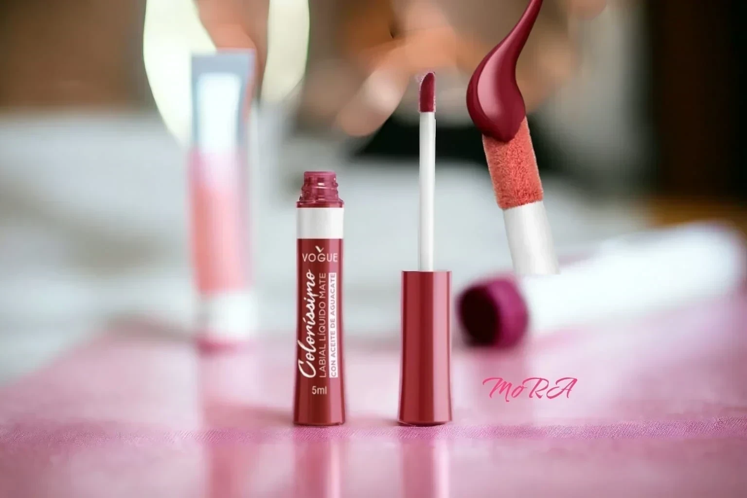 vogue labial colorisimo liquido mora