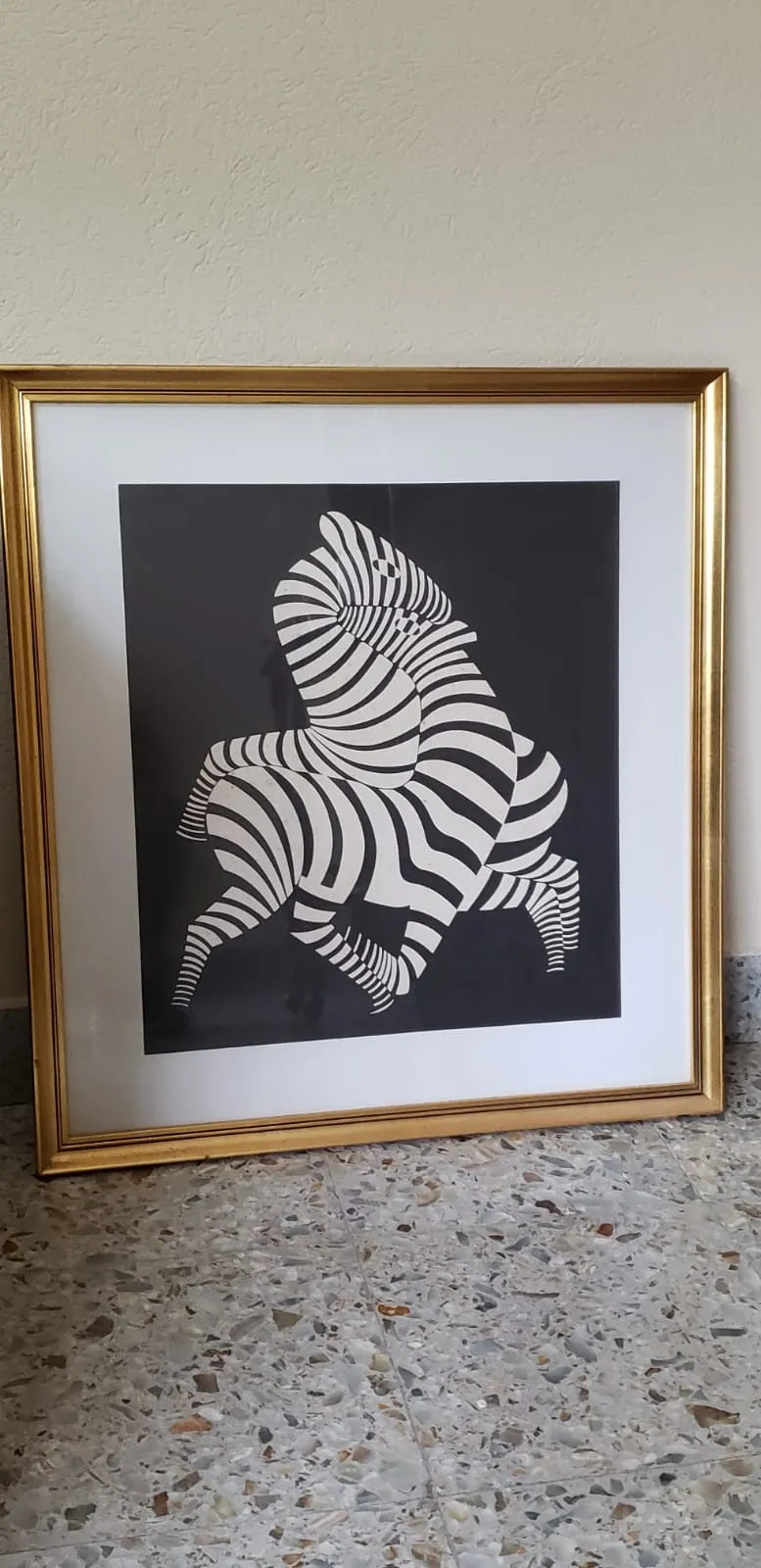Cuadro sebras 67x62