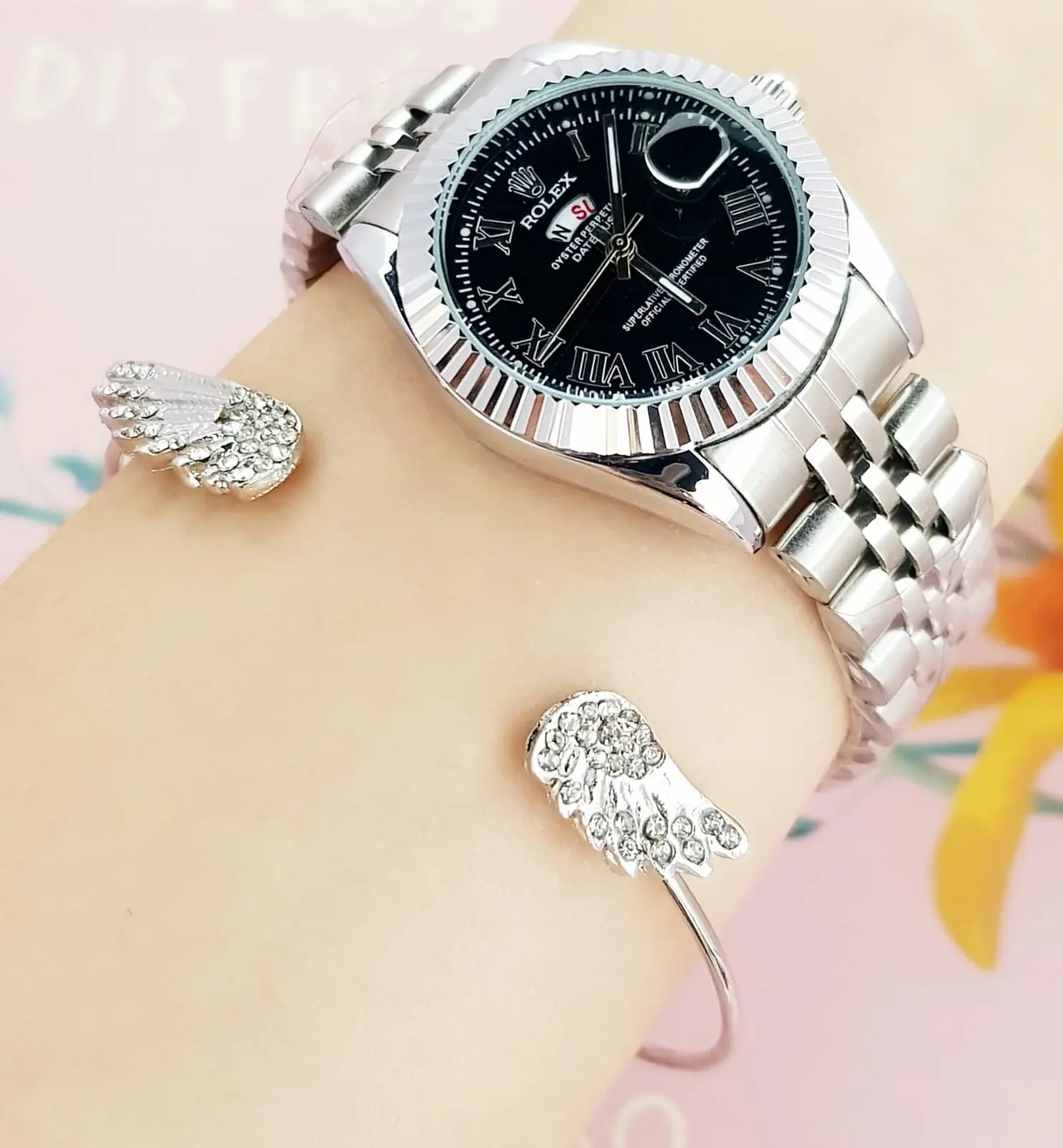 ROLEX DAMA FECHA AA 10
