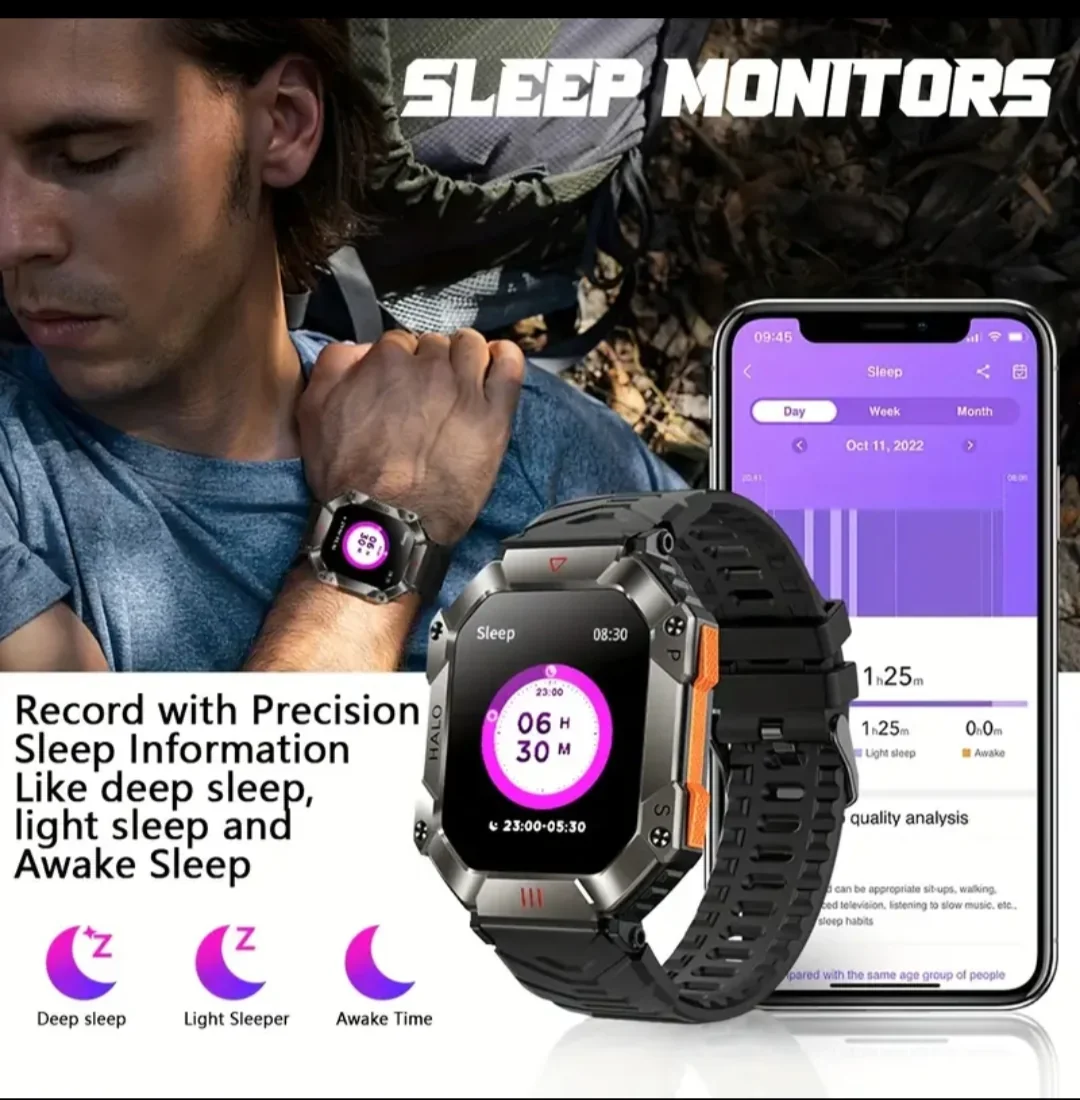 Reloj Smart grado Militar  8