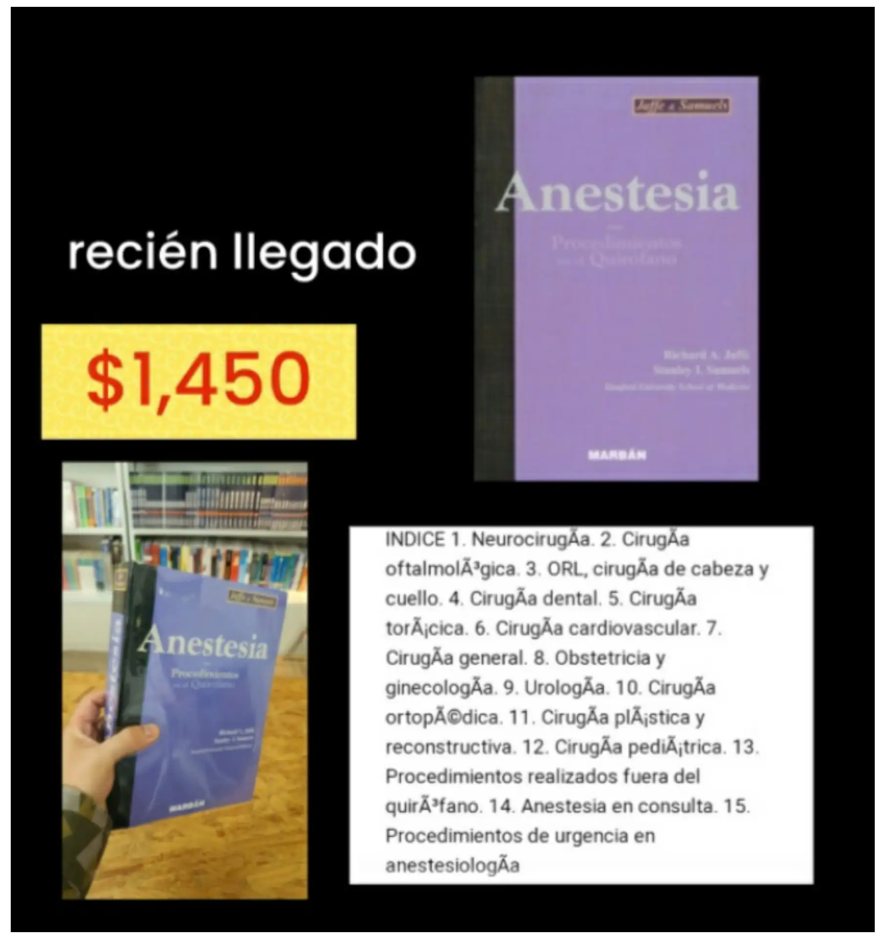 ANESTESIA Procedimientos en el quirófano 
