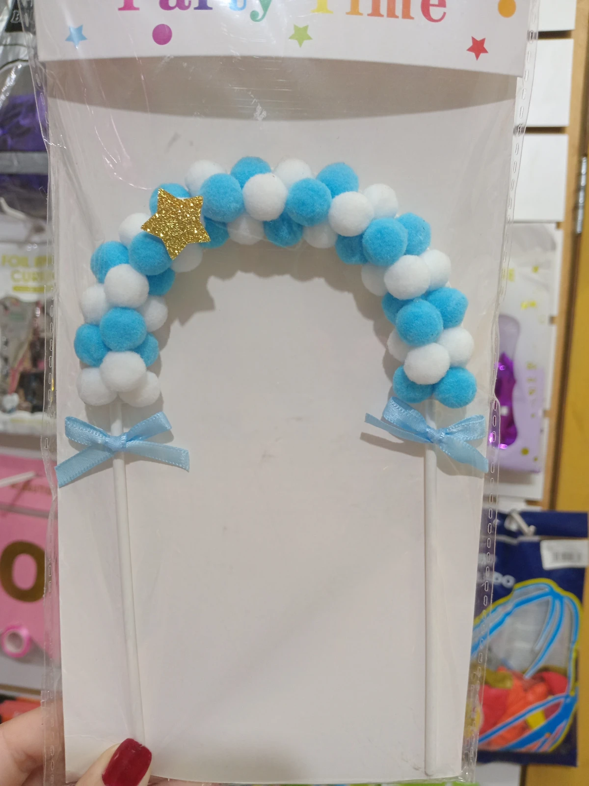 Topper arco pompon  2