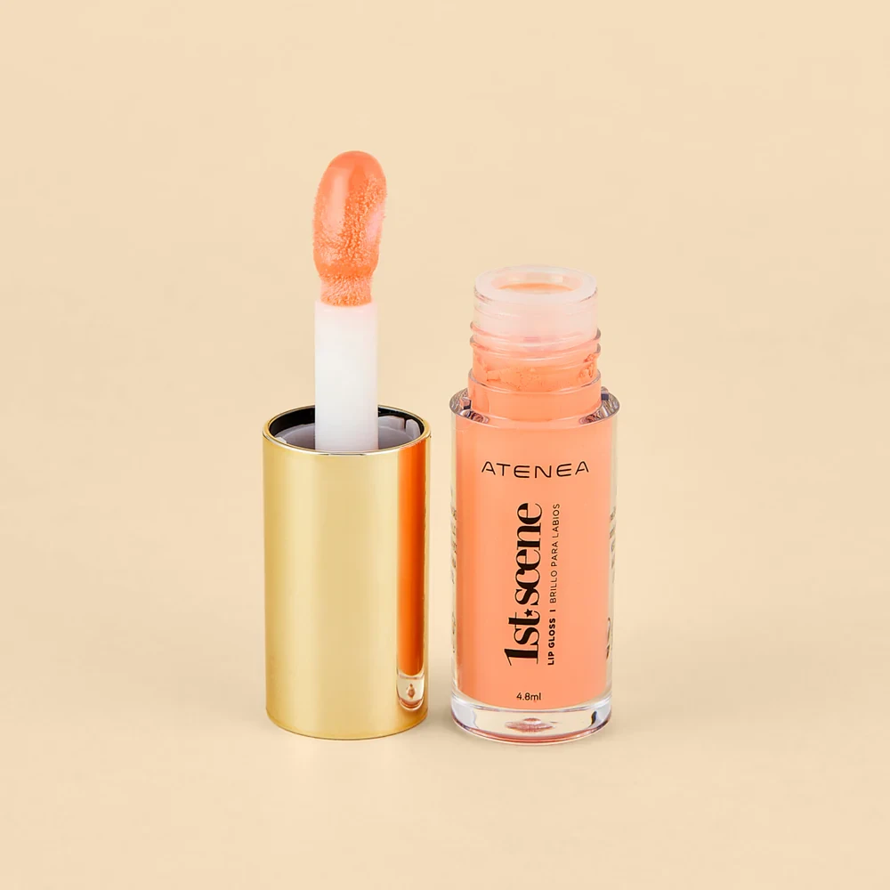 Lip Gloss Coral Haze de Atenea 4