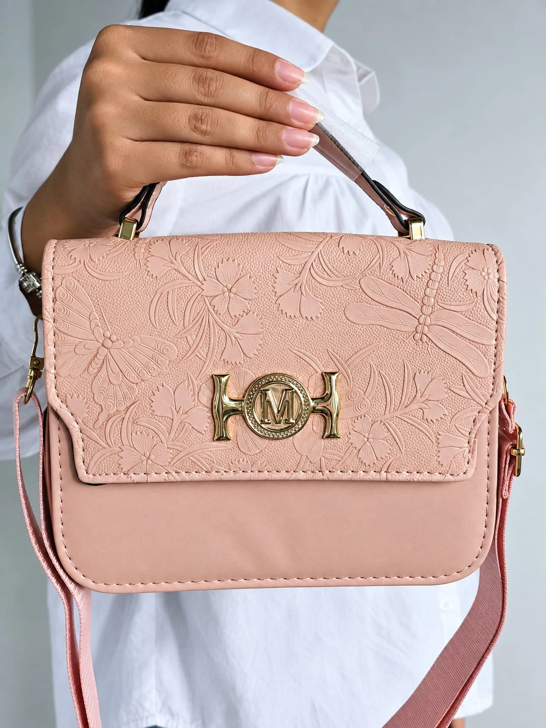 Bolso Manos Libres Rosado HM 3