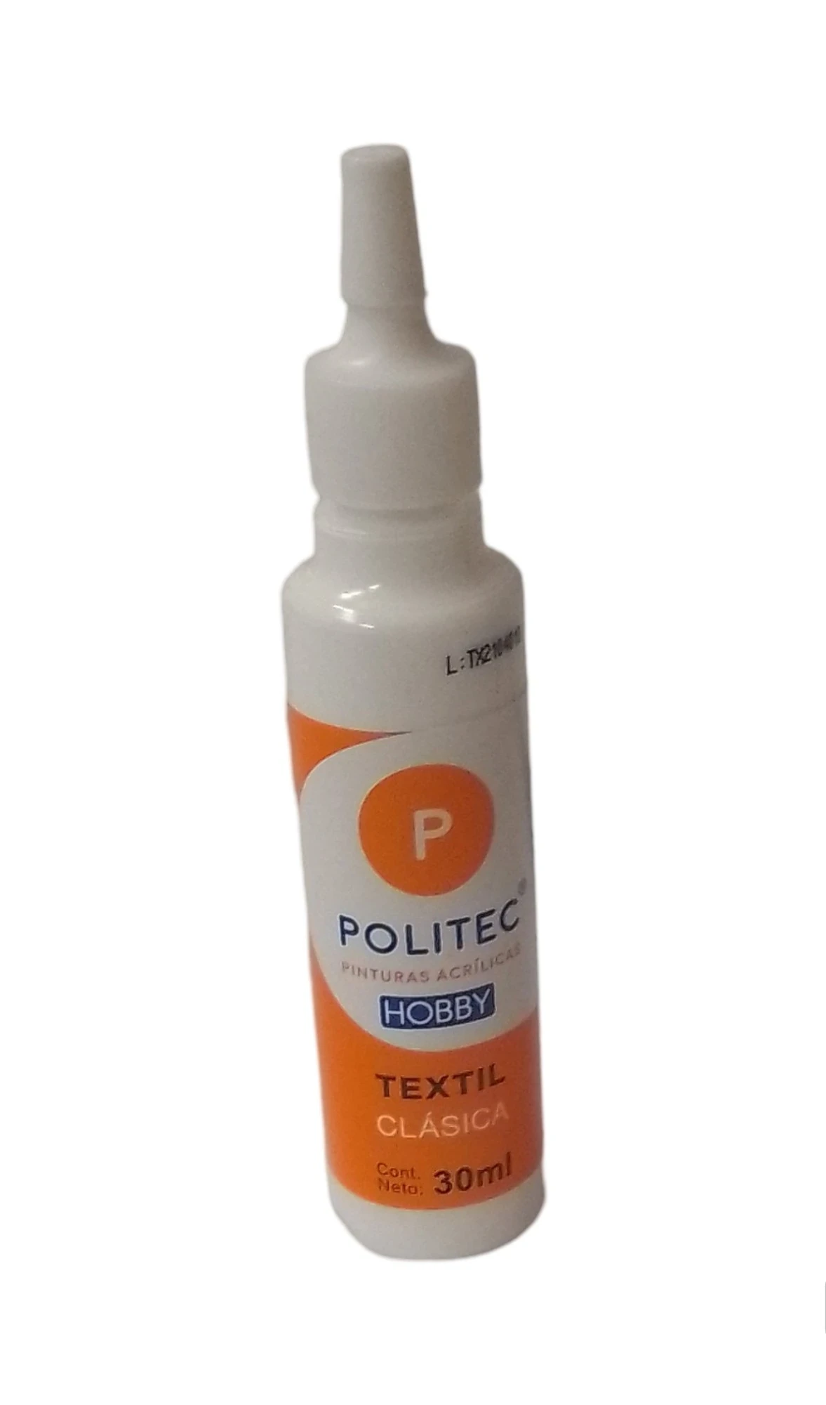 Pintura textil 30 ml politec blanco