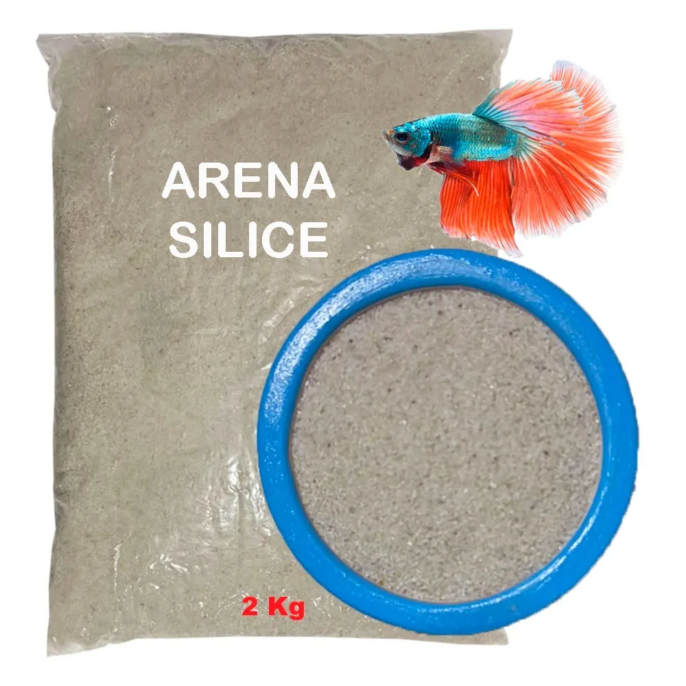 Grava Decorativa Arena Silice 1/64 2 Kg Gas-64