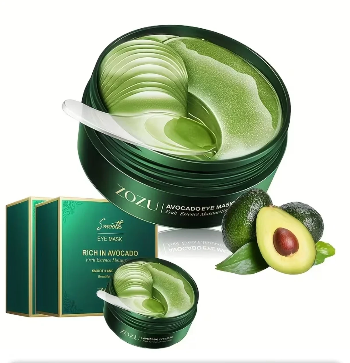 🥑 Zozu Avocado Eye Mask: Mirada Radiante en Minutos 🥰