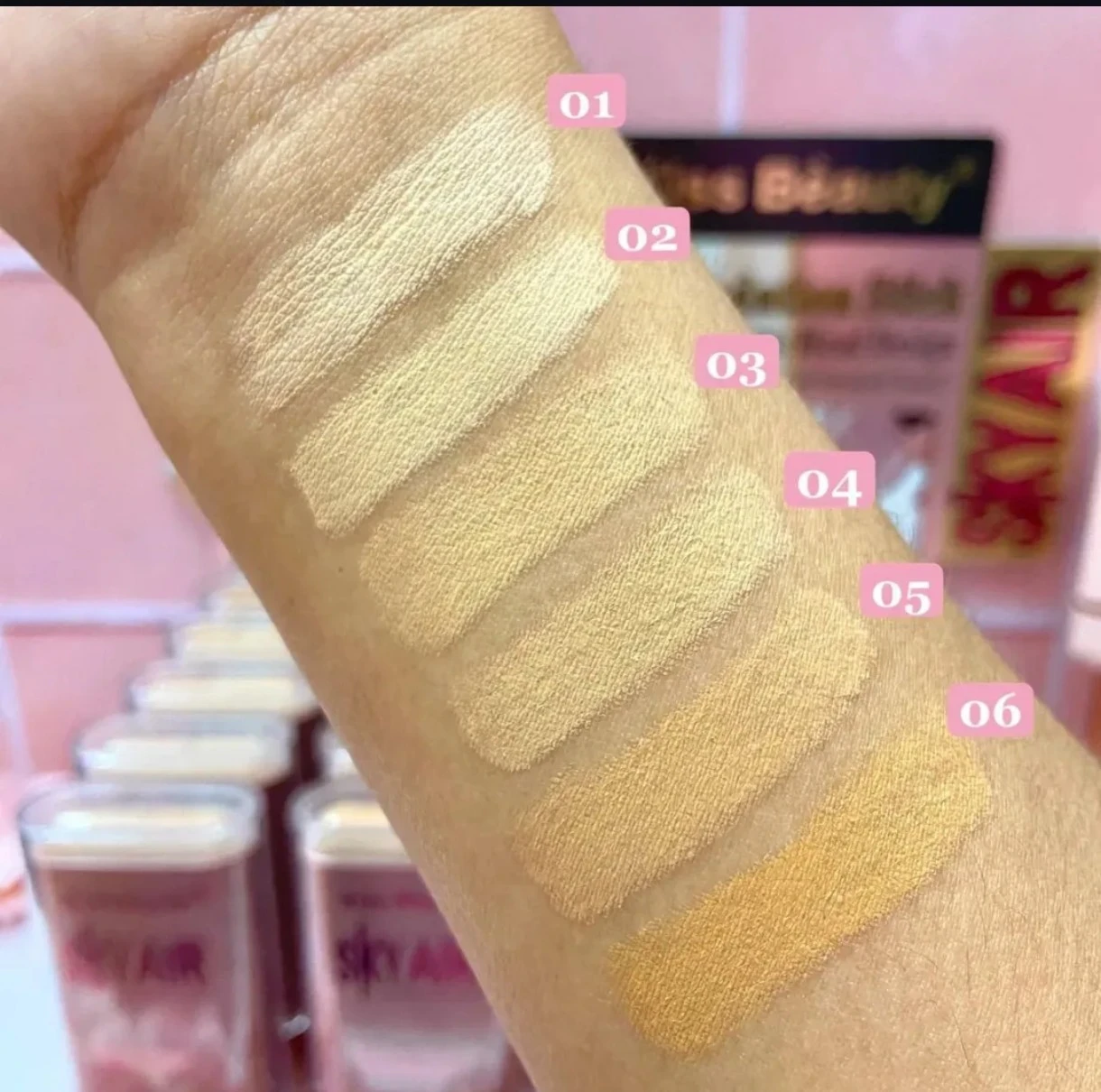 Sky Air Foundation Stick – Acabado piel de porcelana, al estilo coreano. 🥰 6