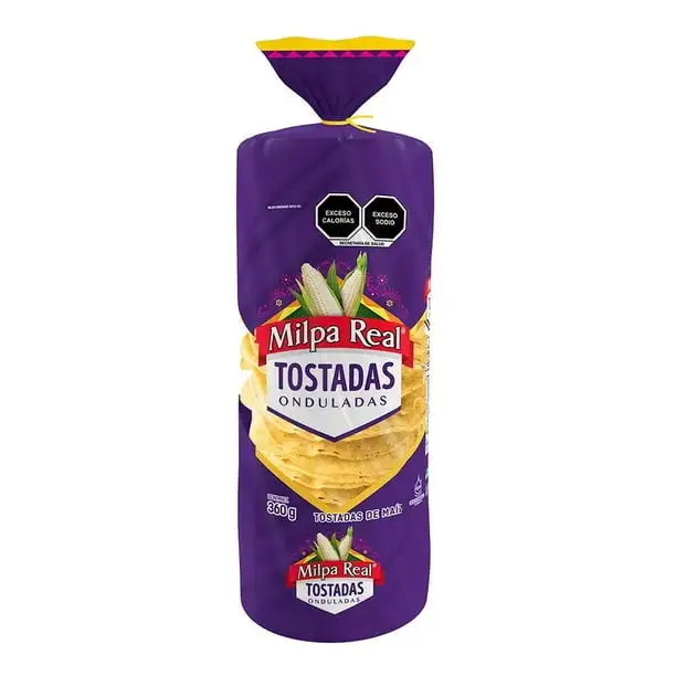 Tostadas onduladas 360 G MILPA REAL