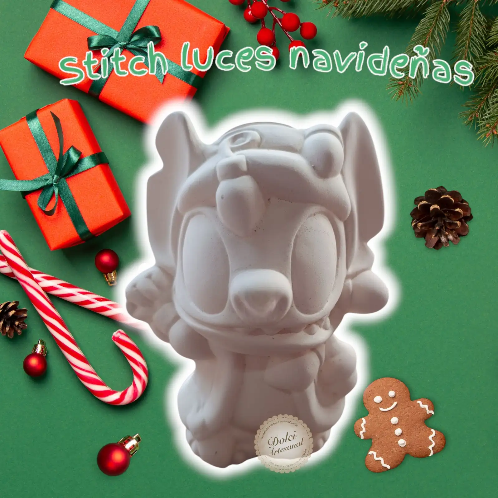 Stitch navideño 