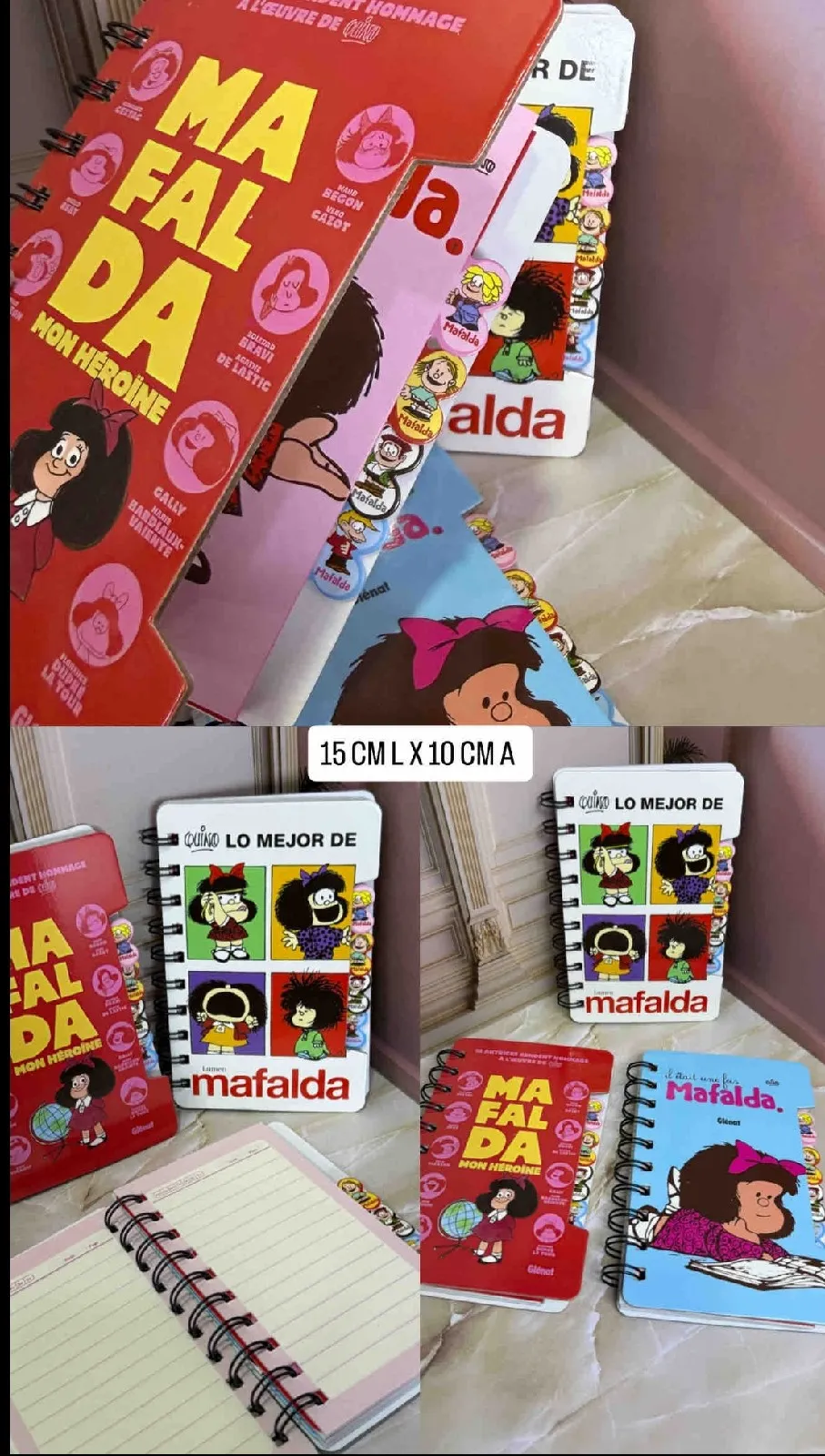 Libreta Mafalda peq. Separadores 