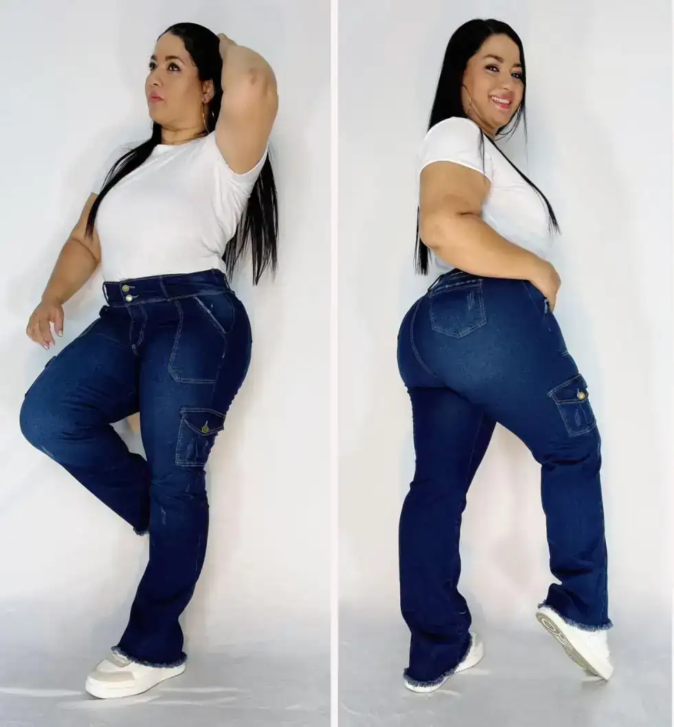 Jean Cargo Tallas Plus 2
