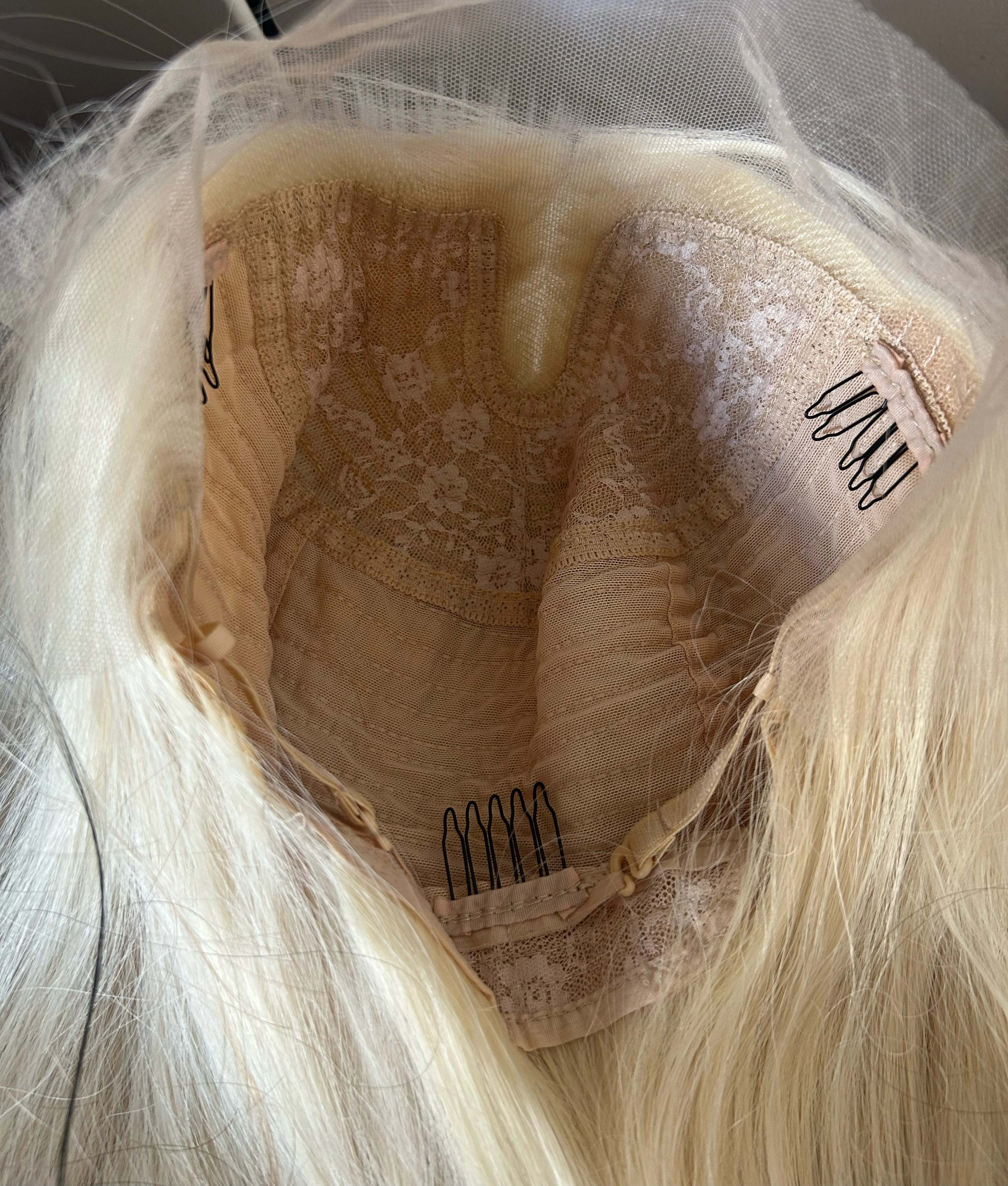 Peluca semi narural  de encaje frontal lace 13x4, 28 pulgadas  5