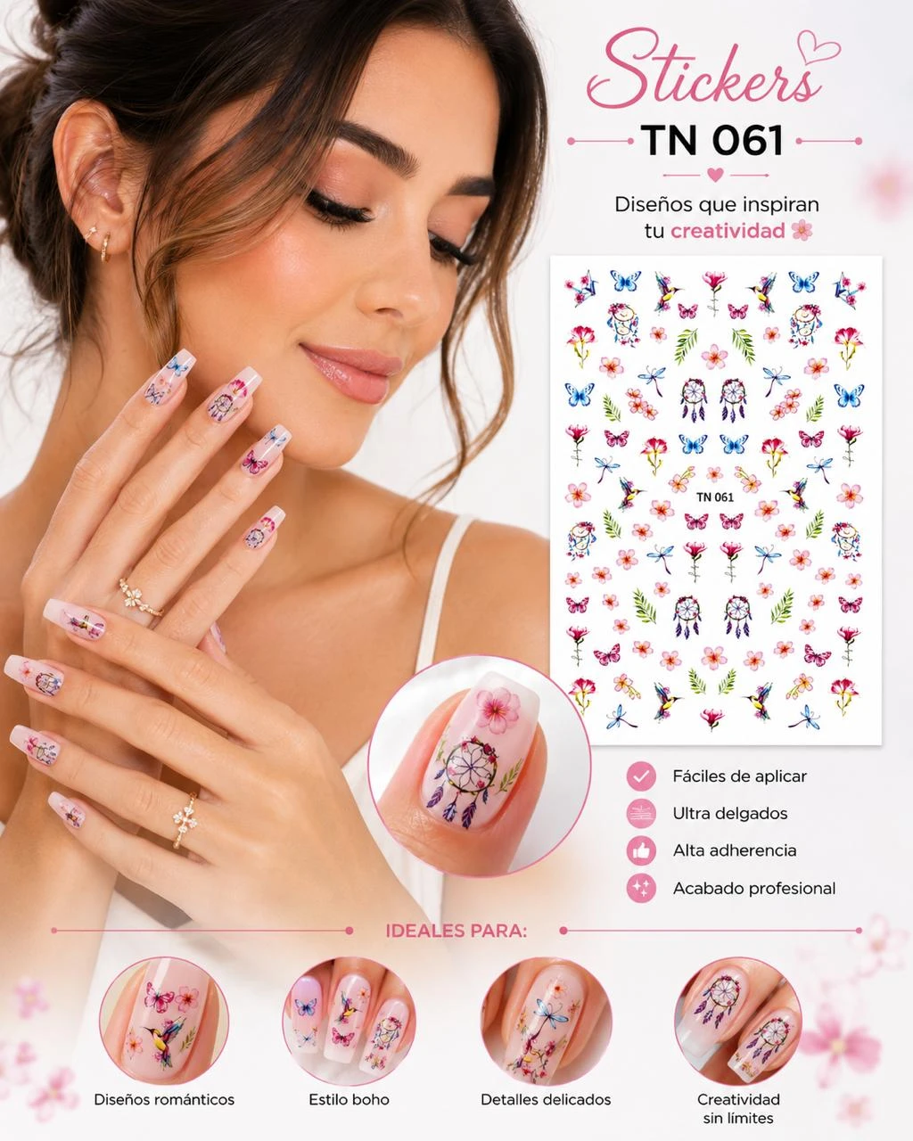 lamina de para uñas sticker tn061.jfif