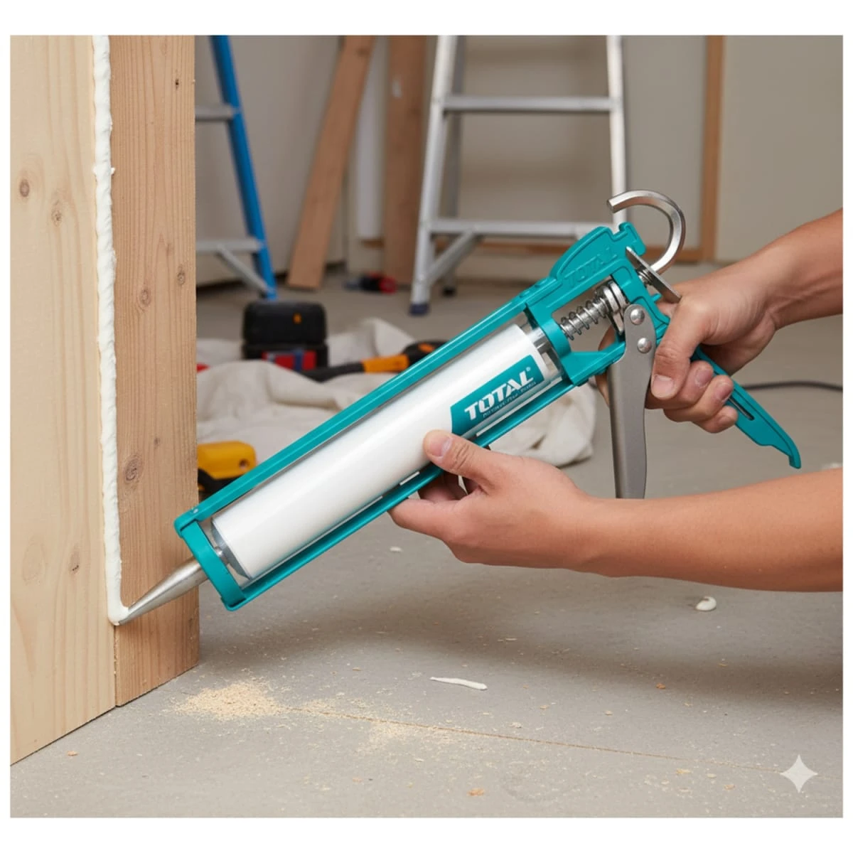 THT21309 Pistola calafateo de aluminio 230mm 9" total 2