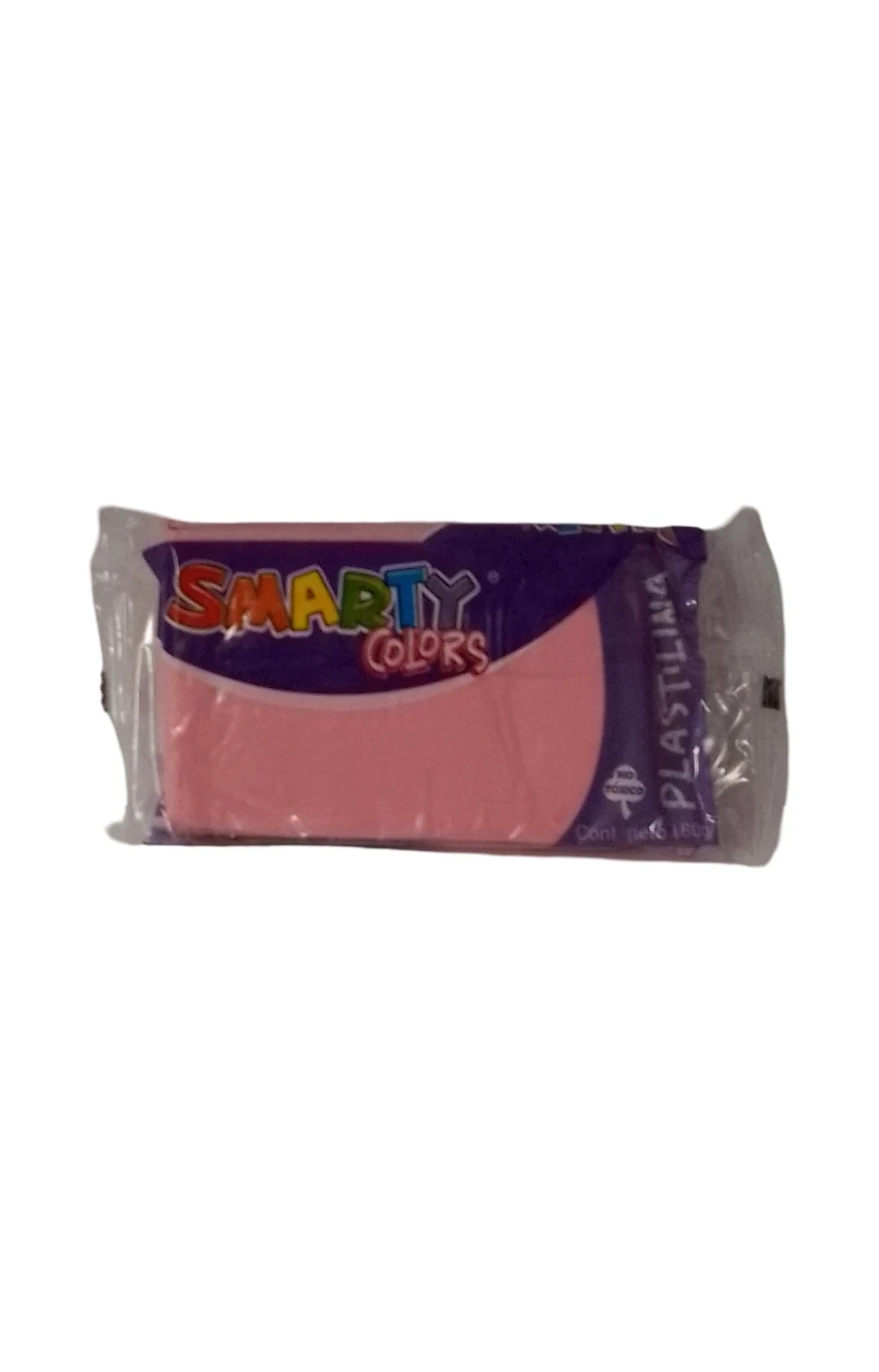 plastilina bara rosa de 180g