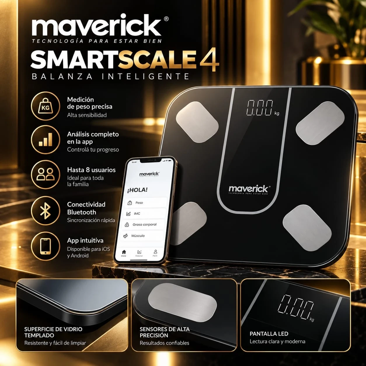 BALANZA MAVERICK SMARTSCALE 4 *CONSULTA DISPONIBILIDAD CON EL VENDEDOR*