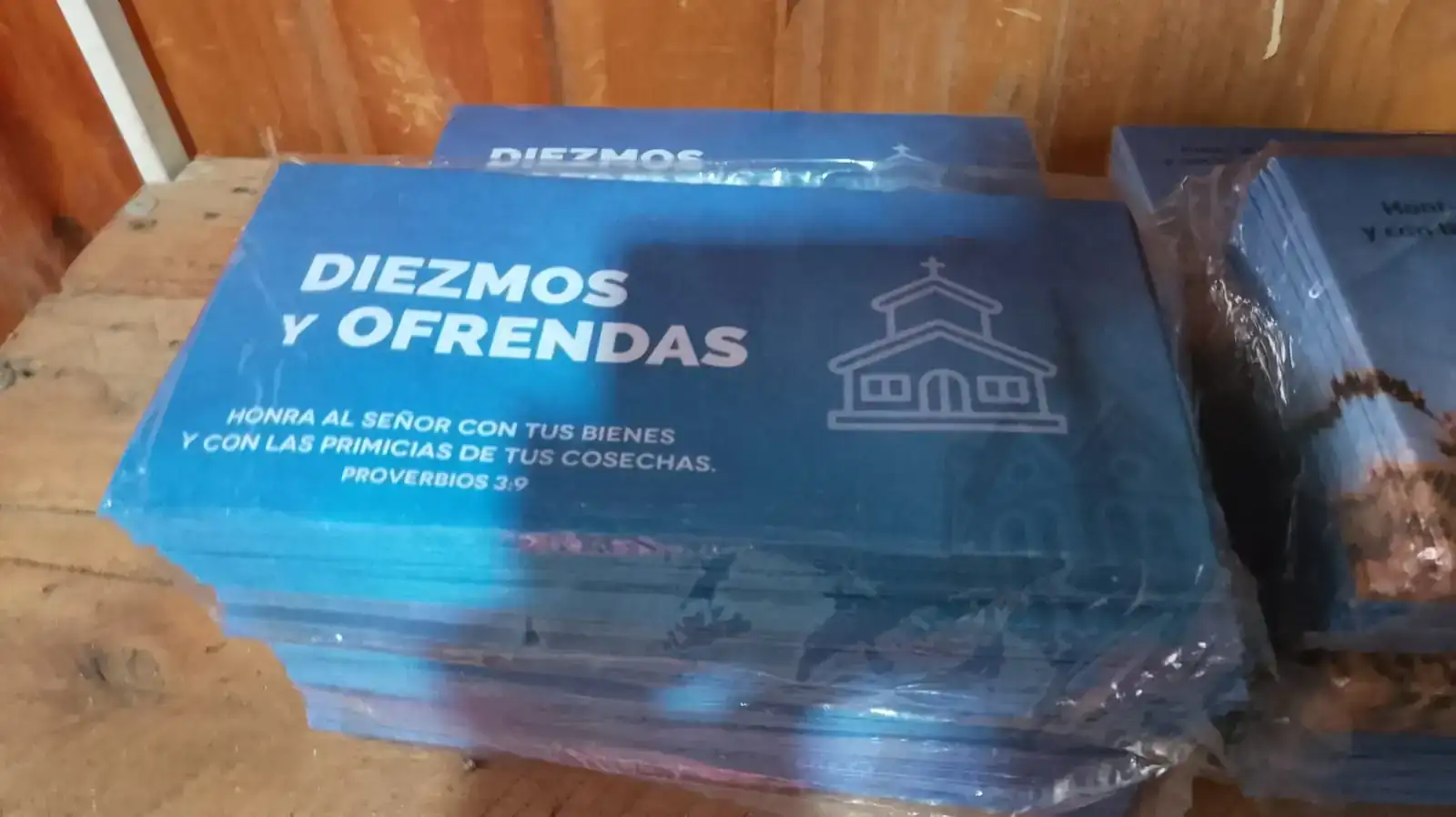 Sobres de diezmos 
