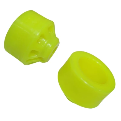 Slider tipo Monster verde limon 4,5 cm (par) GAL DT 125 - XTZ 150 - XTZ 125 - XTZ 250 - DR 150 - XR 150 - MRX 150 - TTR 150