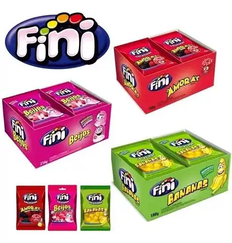 Gomitas: Moras, Bananitos, Besos y Gusanos Fini