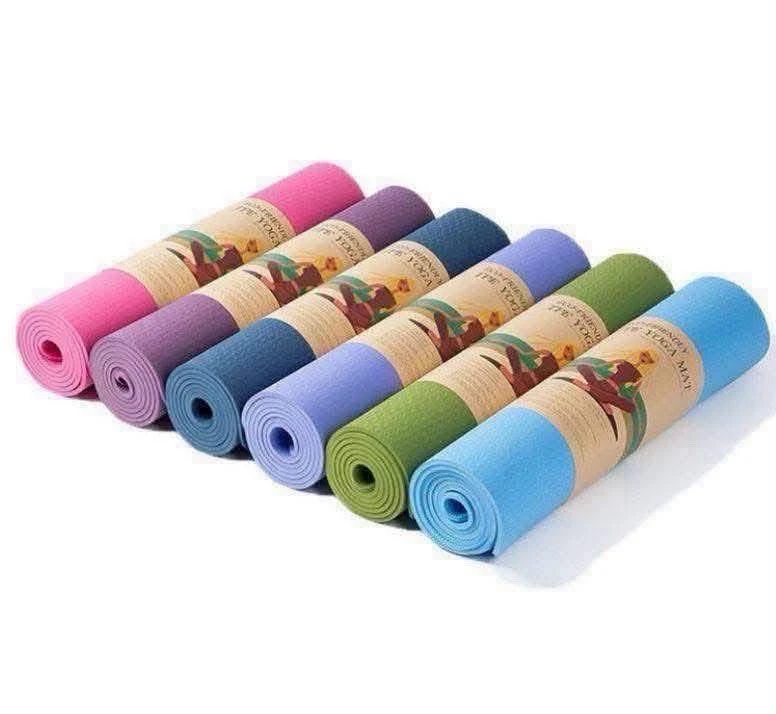 Tapete para yoga 61 cm x 173 cm y 4 mm de espesor 