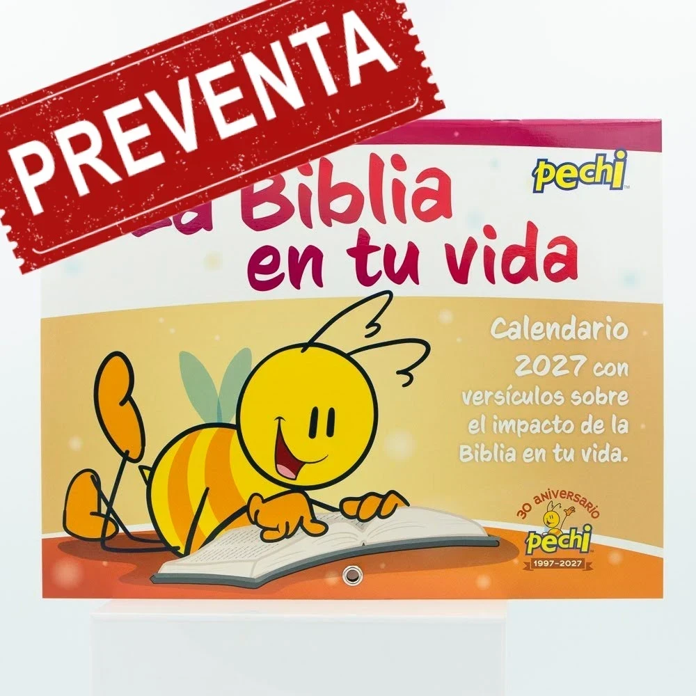 Calendario pared Pechi 2027 La Biblia en tu vida