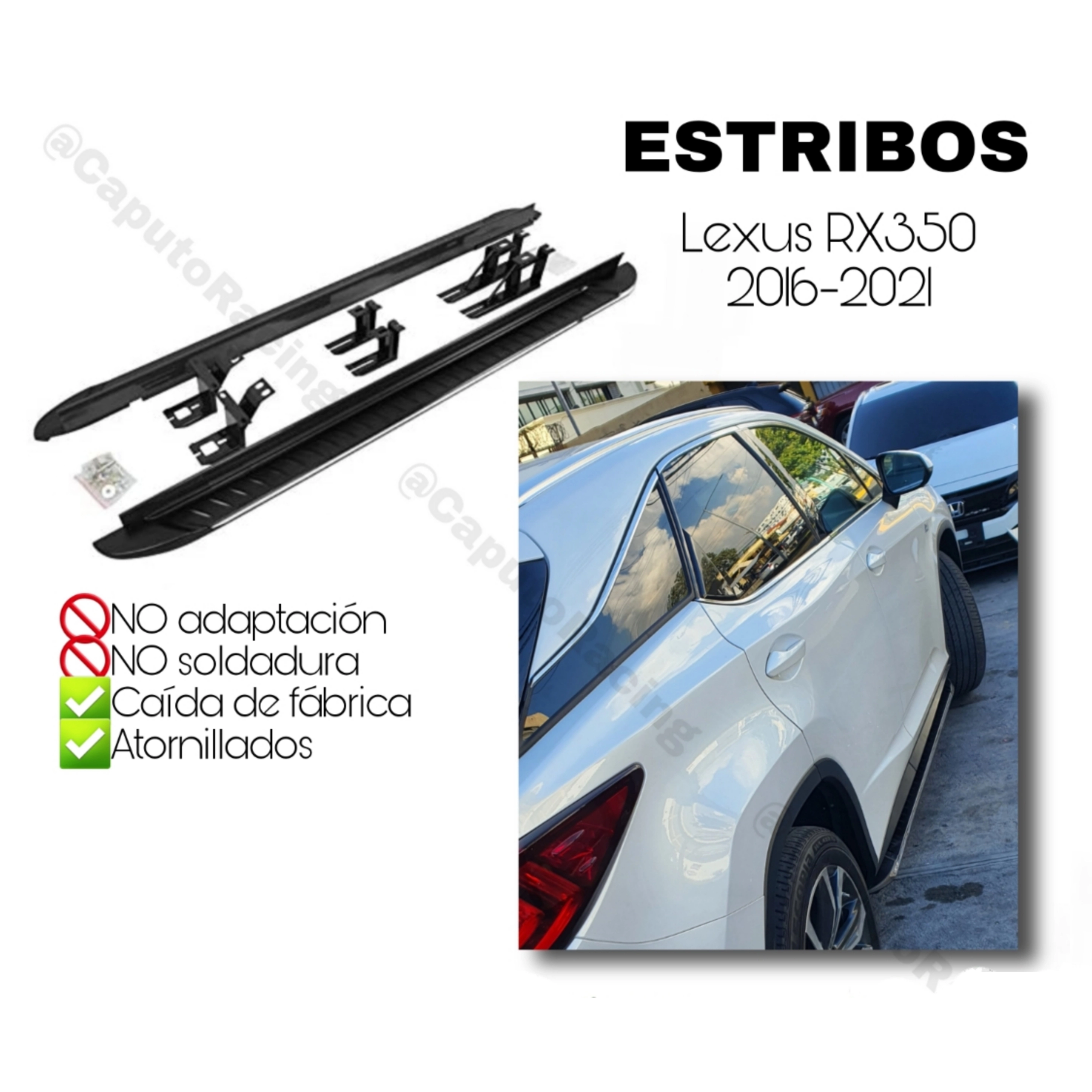 ESTRIBOS LEXUS RX350 2016-2021 