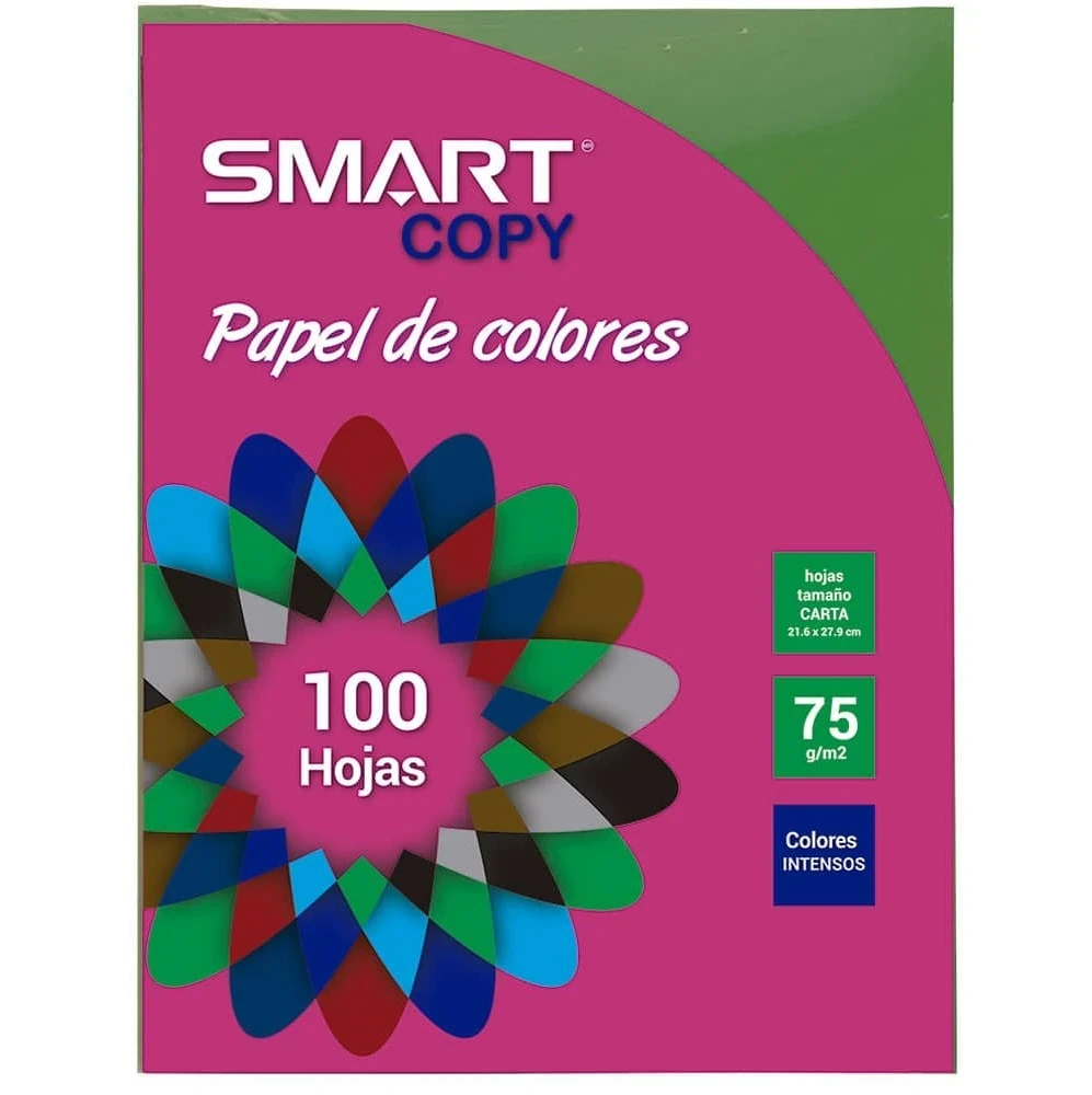 Hojas verde bandera 100 t/carta