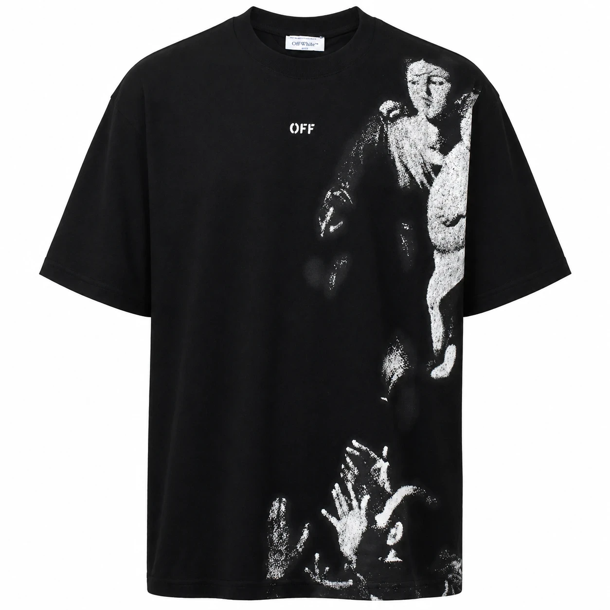 Playera cuello redondo OFF WHITE