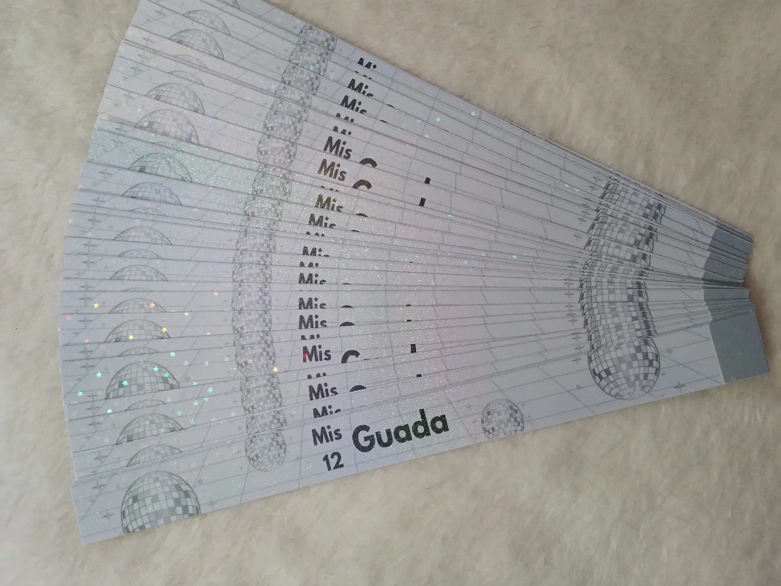 Pulseras de papel brillo pack por 50 unidades  3