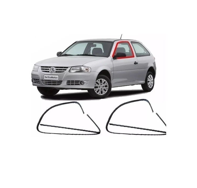 Kit Par Canaleta con Pestaña (externa) VW Gol / Parati 2 Puertas G2/G3 / 704543